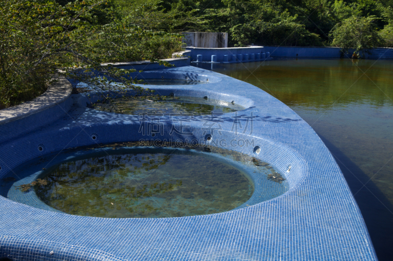 热水池浴,游泳池,被抛弃的,疟原虫,不卫生的,黄病毒,疟疾,蚊子,坎昆,螫刺的