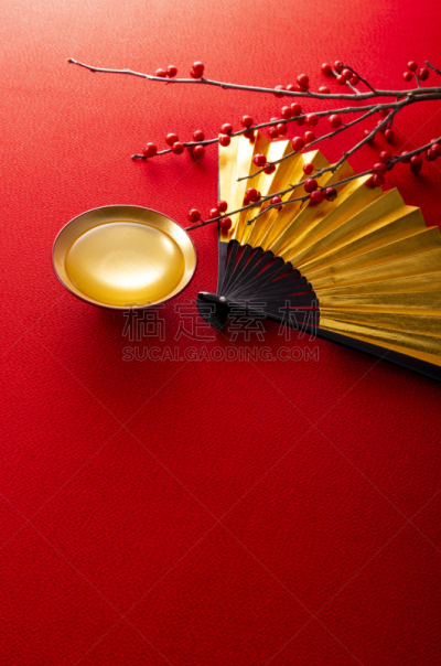 图像,背景,日本,新年,传统,黄金,赤犬,垂直画幅,新年前夕,日本青酒