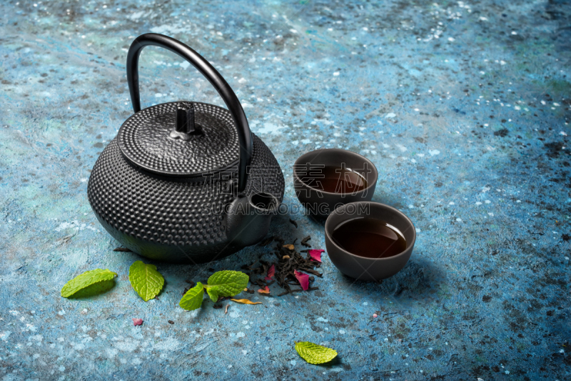 茶,绿色,黑色,薄荷,茶格玛,饮料,传统,清新,杯,华贵