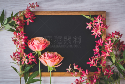 边框,植物学,可爱的,华丽的,周年纪念,请柬,贺卡,毛莨属植物,自然界的状态,周年纪念卡