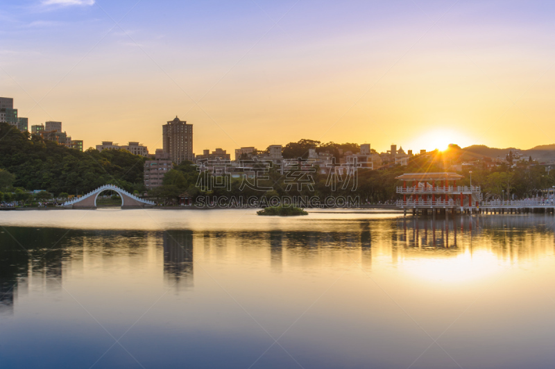 湖,花园路,犹太教会堂,水,天空,夜晚,曙暮光,都市风景,黎明,著名景点