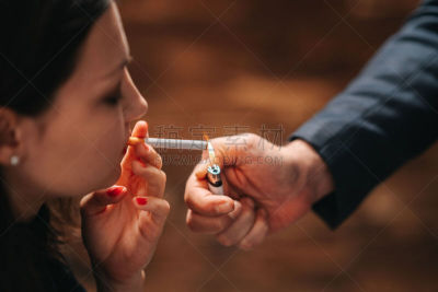 照明设备,男人,香烟,华贵,尼古丁,拿着,烟草,仅一个女人