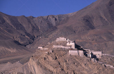 江孜,纪念碑,灵性,水平画幅,山,当地著名景点,喜马拉雅山脉,旅行者,偏远的,户外