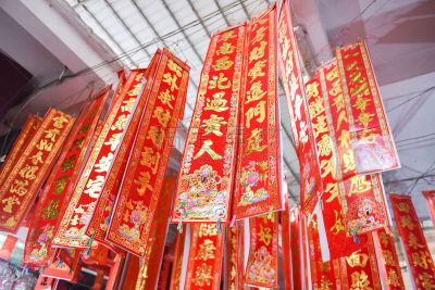 春节,悬挂的,对联,待售,传统,2020,美术工艺,新年前夕,传统节日,春天