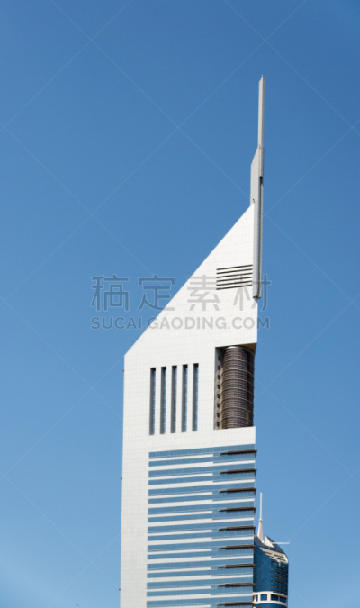 阿联酋大厦,迪拜,垂直画幅,无人,玻璃,户外,现代,建筑业,中东,高处