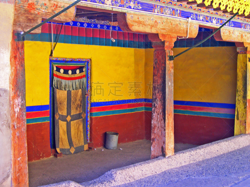 哲蚌寺,寺庙,大特写,灵性,古董,水平画幅,无人,古典式,东亚,佛教