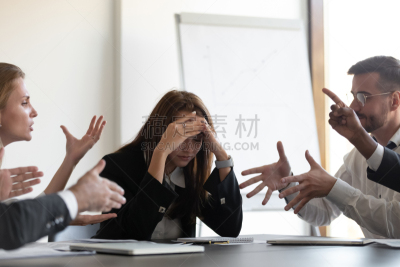 疲劳的,女性,职业,商务,沟通障碍,头痛,女人,青年女人,过度劳累,筋疲力尽