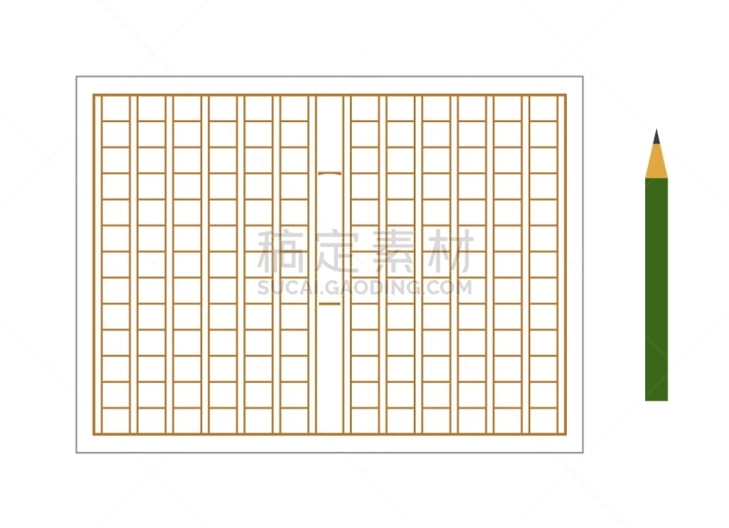 纸,文字,线条,手稿,背景分离,格记录纸,枡,边框,铅笔,简单