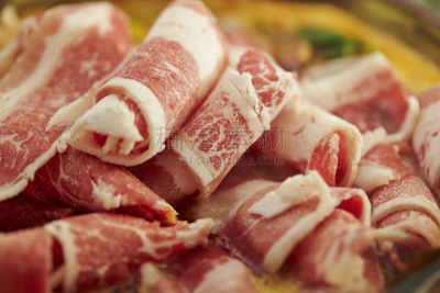 猪肉,自制的,波特派,日式火锅菜,肉,生食,清新,健康食物,食品,图像