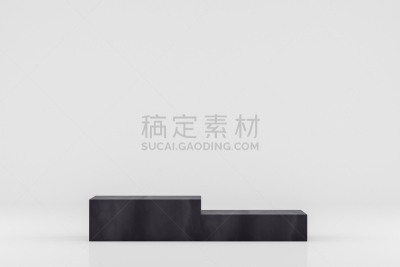 三维图形,黑色,空的,车站月台,指挥台,商品,影棚拍摄,形状,几何形状,灰色