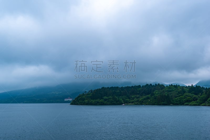 湖,雨,雾,多变的天空,箱根园,船,环境,雪,著名景点,富士山