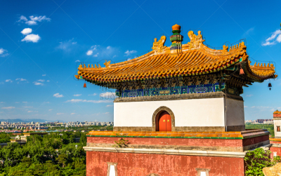 四个物体,北京,非凡的,寺庙,颐和园,桑耶寺,寺院,纪念碑,古老的,古典式