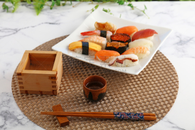 寿司,日本青酒,饮料,含酒精饮料,清新,枡,食品,米,海老寿司,卵