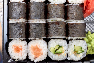 传统,蔬菜,寿司,鱼类,海产,盘子,塞满了的,多样,小圆面包,日本食品