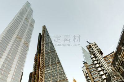 建筑外部,伦敦劳埃德,都市风景,伦敦,曙暮光,复古风格,现代,色彩鲜艳,钢铁,户外