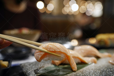 传统,寿司,三文鱼,煎三文鱼,日本食品,蛋白质,式样,清新,美