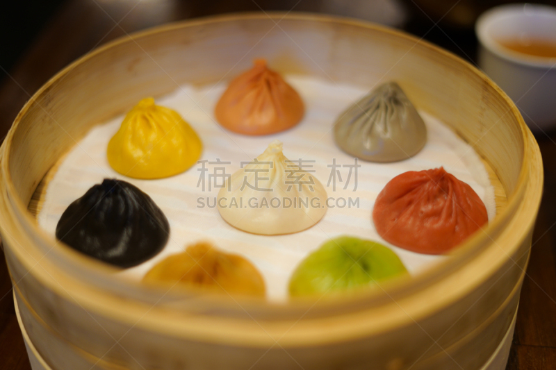 饺子,多色的,图像,水平画幅,膳食,东亚,蒸锅,东方食品,肉,点心