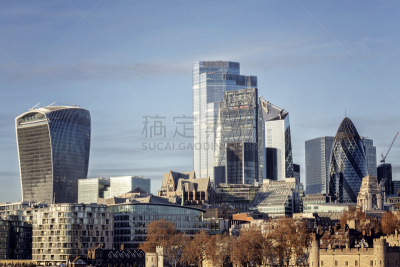 城市天际线,伦敦城,白昼,商务,办公大楼,国际著名景点,国内著名景点,第42号塔,英国,英格兰