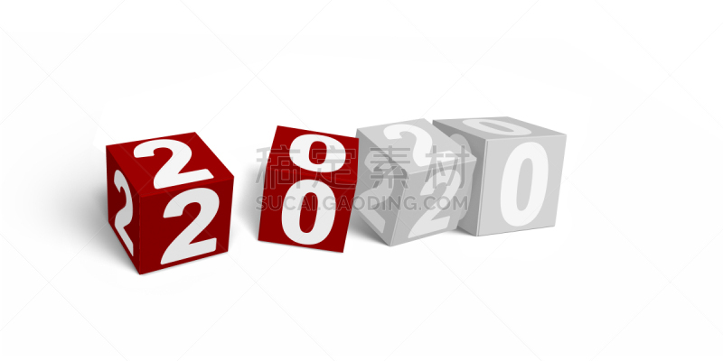 2020,新年前夕,开端,背景聚焦,三维图形,请柬,事件,贺卡,概念象征,想法