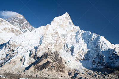 卡拉帕塔峰,努子峰,洛子峰,珠穆朗玛峰,山,khumbu glacier,山景城,冰瀑,坤布,昆布地区