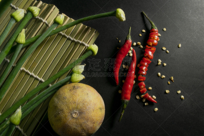 干燥食品,蔬菜,热,清新,香料,厚木板,食品,泰国,烹调,排列