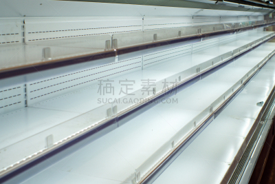 商品,空的,超级市场,架子,白色,促销