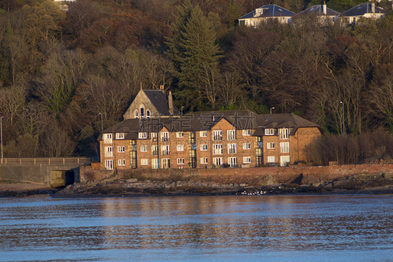 英国,英格兰,克莱德河口湾,格拉斯哥,苏格兰,海湾,海岸线,乡村,城镇,海港