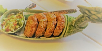 炸鱼饼,泰国食品,盘子,深的,传统,球体,热,配方,花盆,香料
