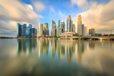 商务,新加坡,日光,白昼,新加坡市,建筑外部,金融区,水,古老的,城市扩张