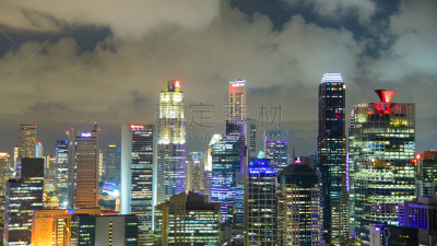 新加坡市,都市风景,城市天际线,市区,鱼尾狮公园,金沙酒店空中花园,新加坡摩天观景轮,克拉码头,滨海湾公园,滨海湾金沙酒店