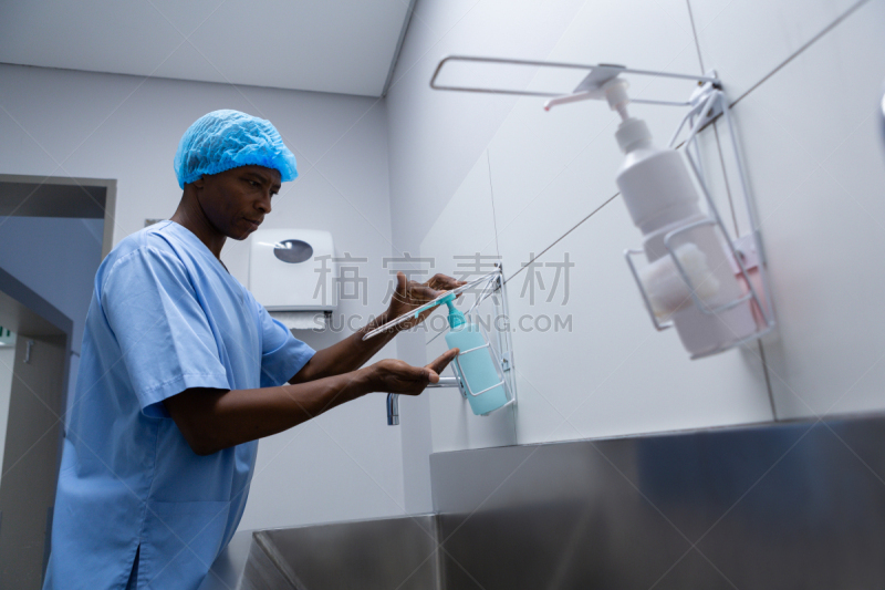 水槽,男性,专门技术,健康保健,护士,专业人员,中老年男人,医药职业