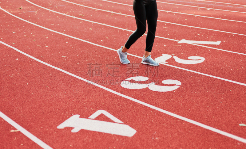 慢跑,腿,女人,运动跑道,红色,女性,体育场,数字,摄影,跑