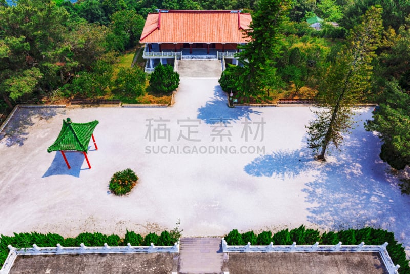 庭院,传统,建筑,蒋介石,亭台楼阁,纪念物,纪念碑,天空,禅宗,水平画幅