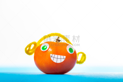 金鱼眼,食品,乐趣,似人脸,西红柿,一个物体,与众不同,色彩鲜艳,植物,水果