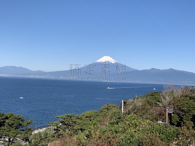 富士山,云,雪,著名景点,湖,户外,天空,富士河口湖,日本,火山