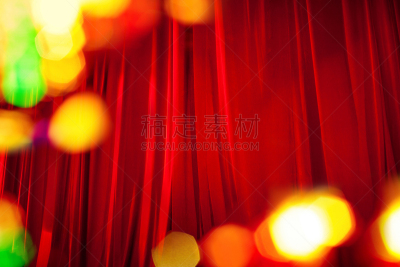 红色,散焦,背景聚焦,窗帘,舞台,事件,华贵,开幕式,流行音乐会,复古风格
