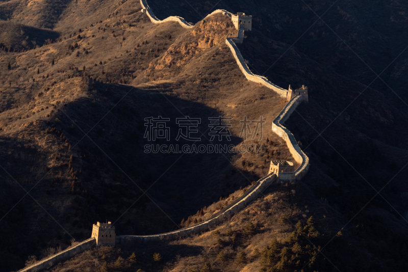 Great wall of China at the Simatai section Its original appearance Great wall in the Ming Dynasty- World heritage site- Beijing- China- Asia