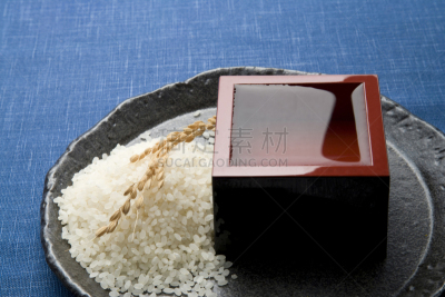 枡,日本青酒,水,饮食,水平画幅,无人,传统,日本,含酒精饮料,静物
