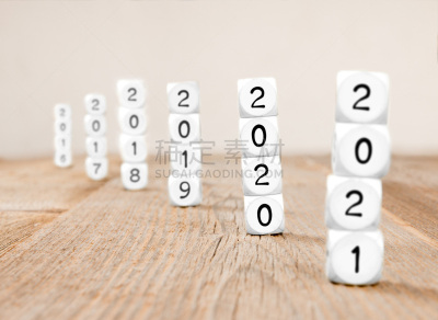 概念,立方体,积木,商务,2020,骰子,倒计时,策略,多样,灵感