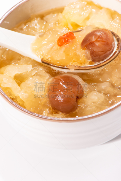 白色,碗,银耳羹,饮料,传统,蔬菜,健康保健,清新,汤碗,食品
