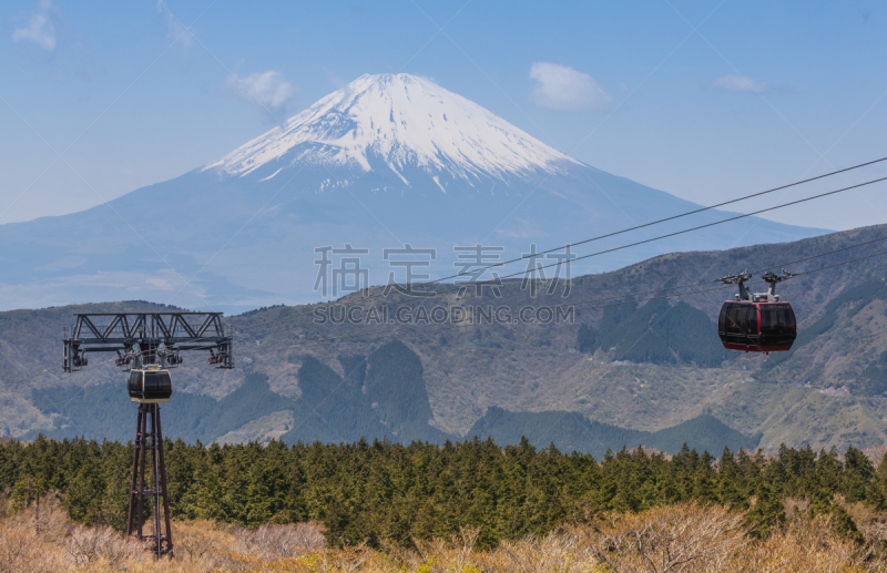 富士山,天空,水平画幅,云,山,雪,火山地形,旅行者,户外,高处