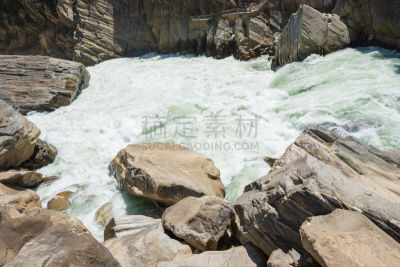 虎跳峡,旅途,公园,著名景点,湖,乡村风格,背景,石头,岩石