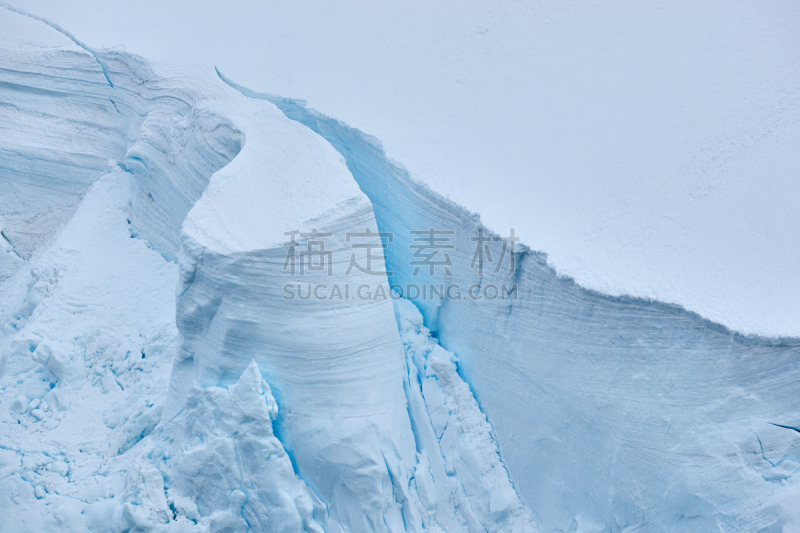 横截面,冰河,特写,南极洲,南极,流水,自然荒野区,户外,峡湾,白色