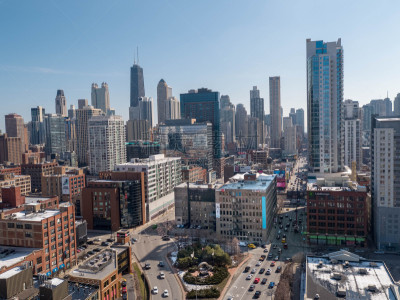 Chicago Downtown Aerial