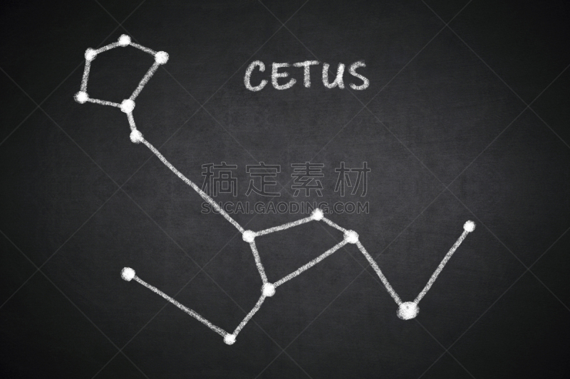 星座,秘密,暗色,粉笔画,背景,绘画插图,科学,星系,海怪,星形