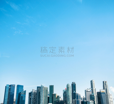 新加坡市,滨海湾 ,城市天际线,市区,新加坡,码头周围,天空,未来,水平画幅,无人