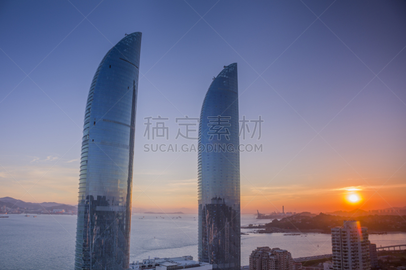 厦门,海峡,建筑外部,福建省,立交桥,建筑结构,船,商用码头,摩天大楼,图像