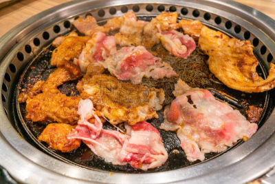 格子烤肉,肋骨,炊具,煤,膳食,韩式烧牛肉,猪肉,韩国食物,野餐烤牛肉,越南