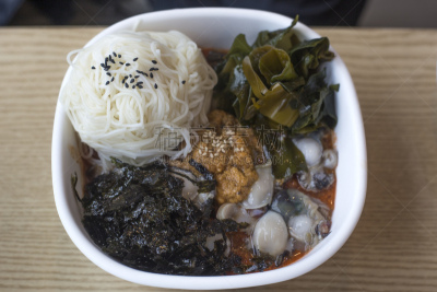 韩国食物,鲍鱼,鱼类,生食,汤,冷,传统,蔬菜,寒冷,热