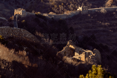 Great wall of China at the Simatai section Its original appearance Great wall in the Ming Dynasty- World heritage site- Beijing- China- Asia